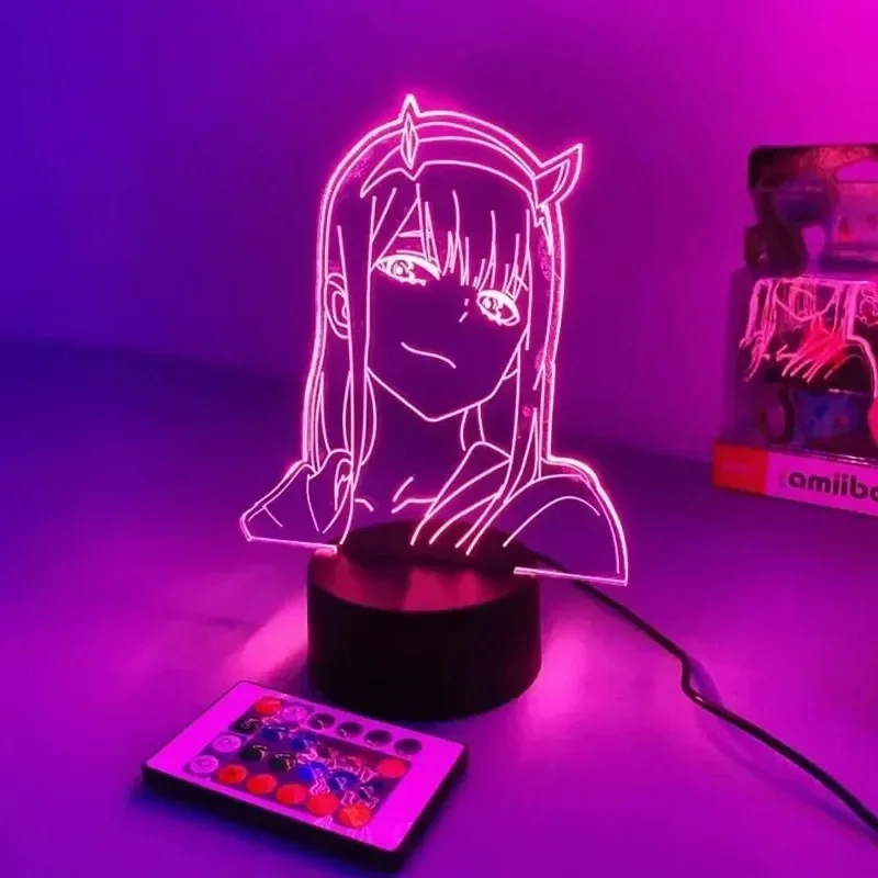3D Printing Figure - Zero Two Anime Night Light Action