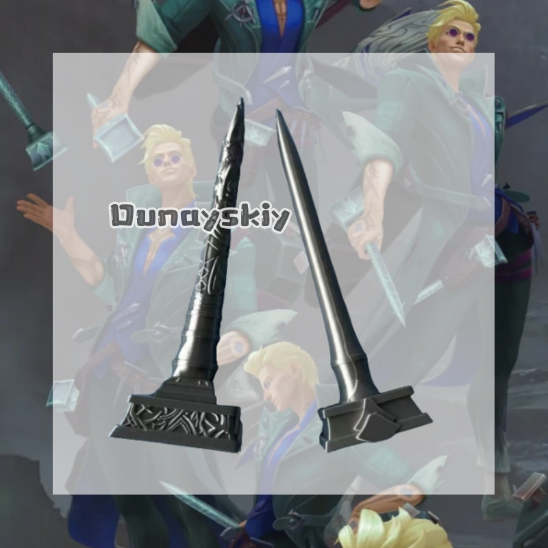 3D Printing Nails - KS*27Locke The Ashen Exorcist Soul Nail