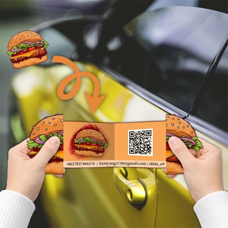 3D Printing Qr Codes - Custom 3D Pop-up Business Card Template