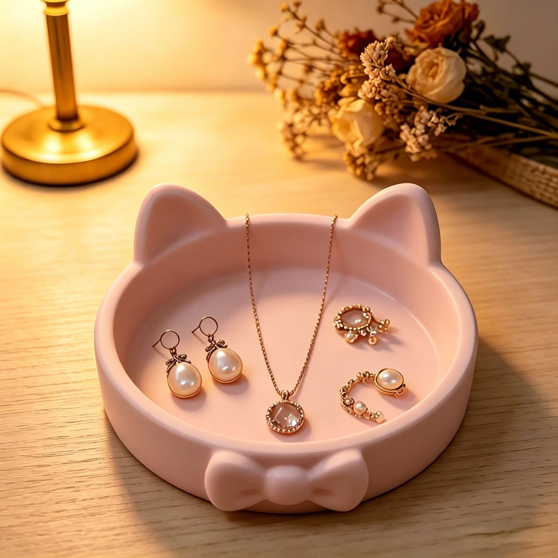 3D Printing Ring Holder - Multifunctional 3D Printed Bow Jewelry Organizer
