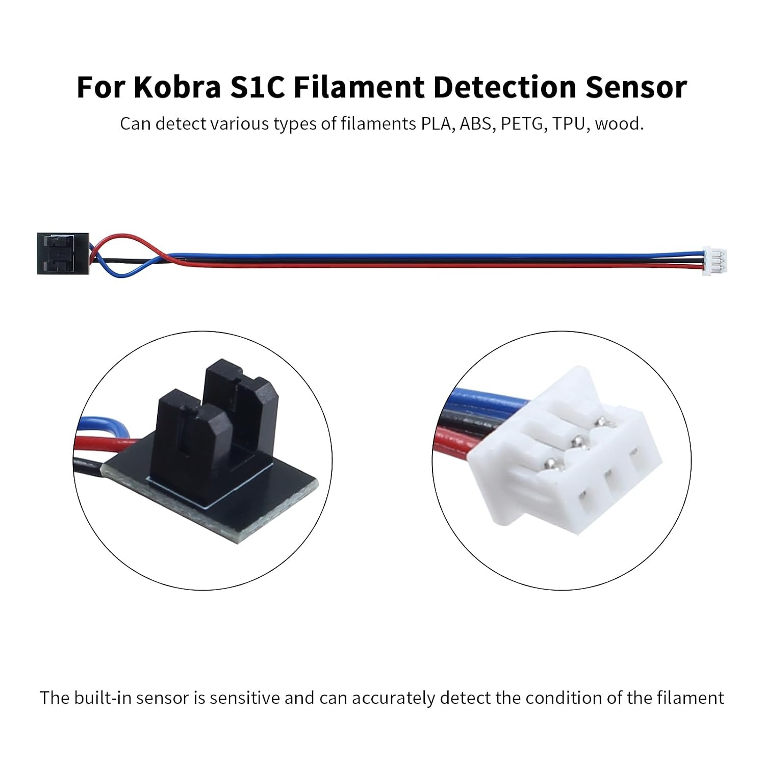 for Kobra S1/ S1C Filament Det - Filament Runout Sensor ulasan dan harga