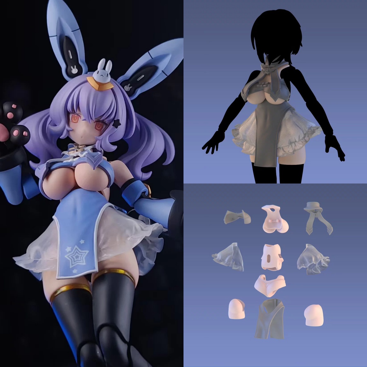 【Pre-sale】1/12 Scale Female So - 3D Printing Figure ulasan dan harga