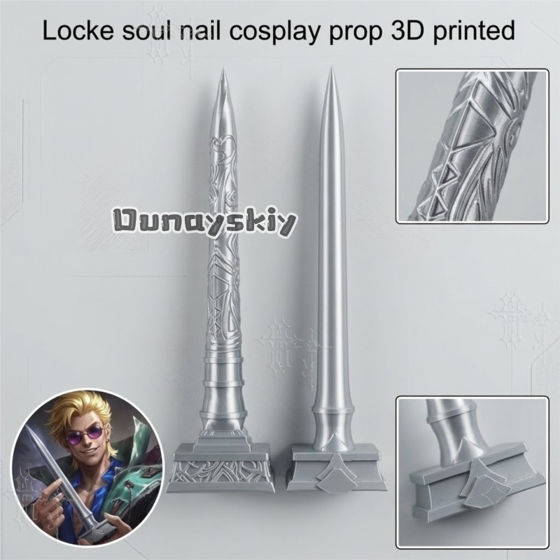 KS*27Locke The Ashen Exorcist  - 3D Printing Nails ulasan dan harga