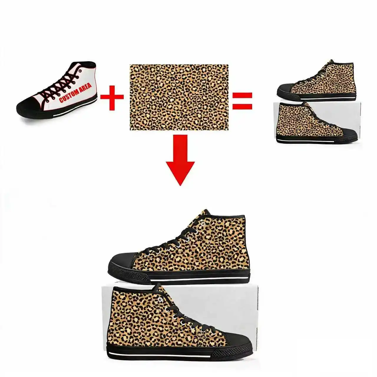 Rock band High Top Sneakers Ge - 3D Printing Rock ulasan dan harga