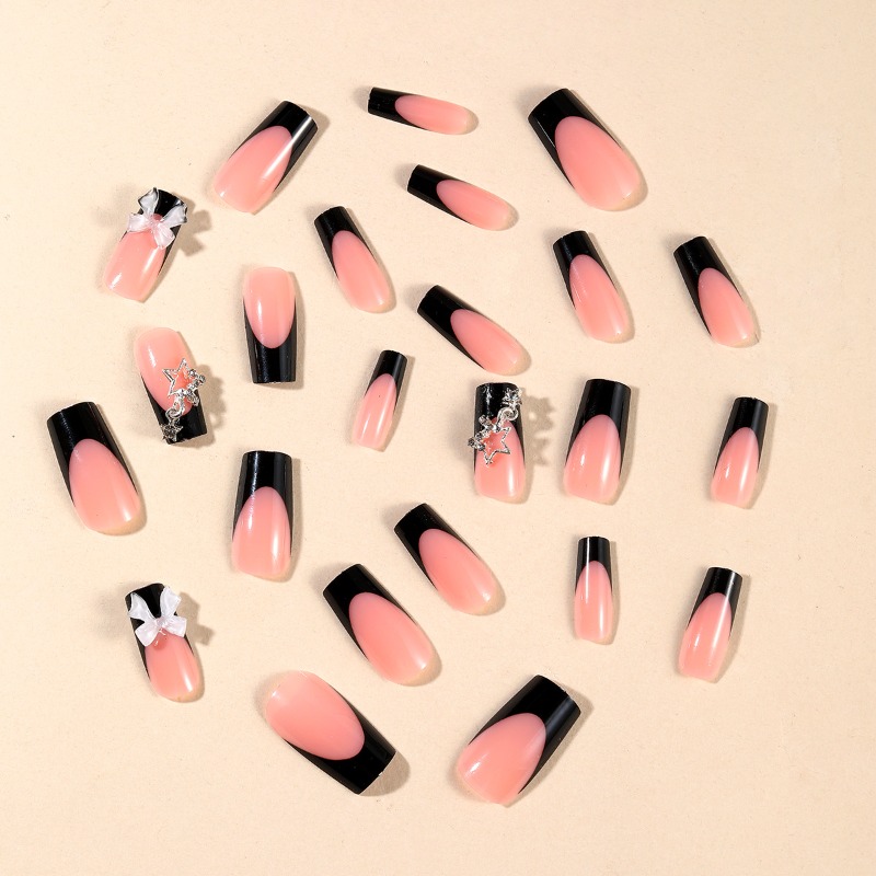 24pcs Summer Long Presss on Na - 3D Printing Nails ulasan dan harga