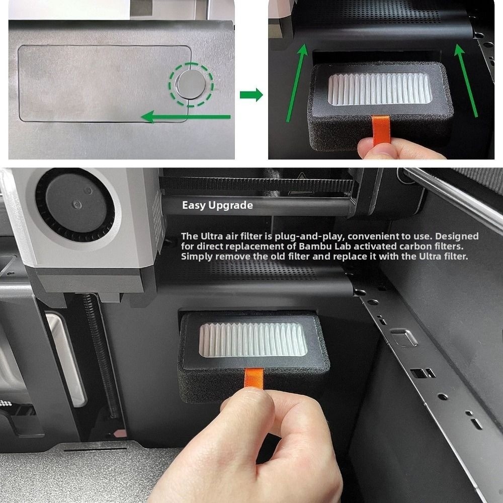 Replacement HEPA 13 + Activate - 3D Printing X1 Carbon ulasan dan harga
