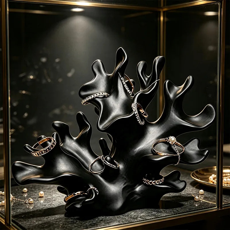 3D Printed Coral Branch Jewelr - 3D Printing Ring Holder ulasan dan harga