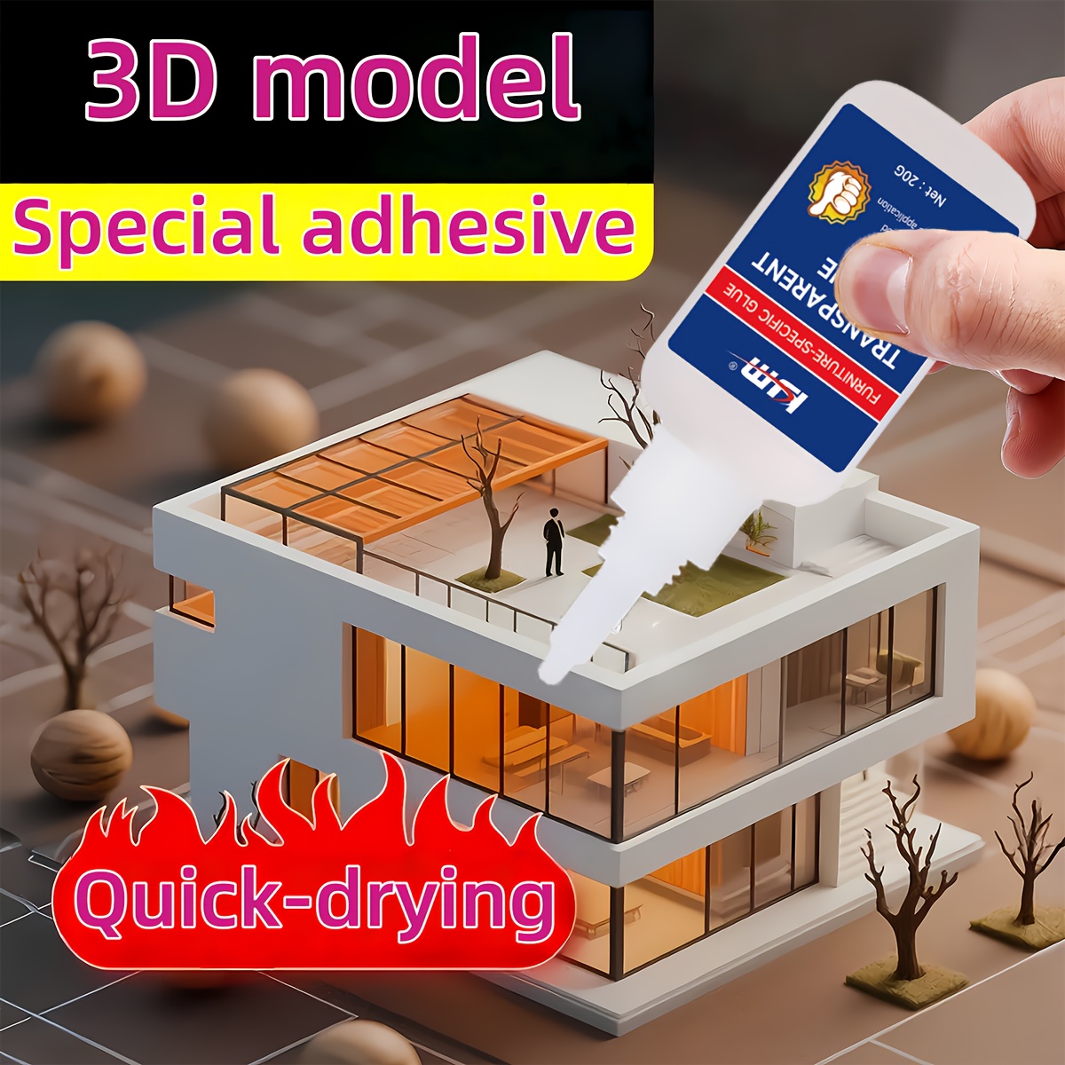 Quick Dry Transparent Special  - 3D Printing Glue Stick ulasan dan harga