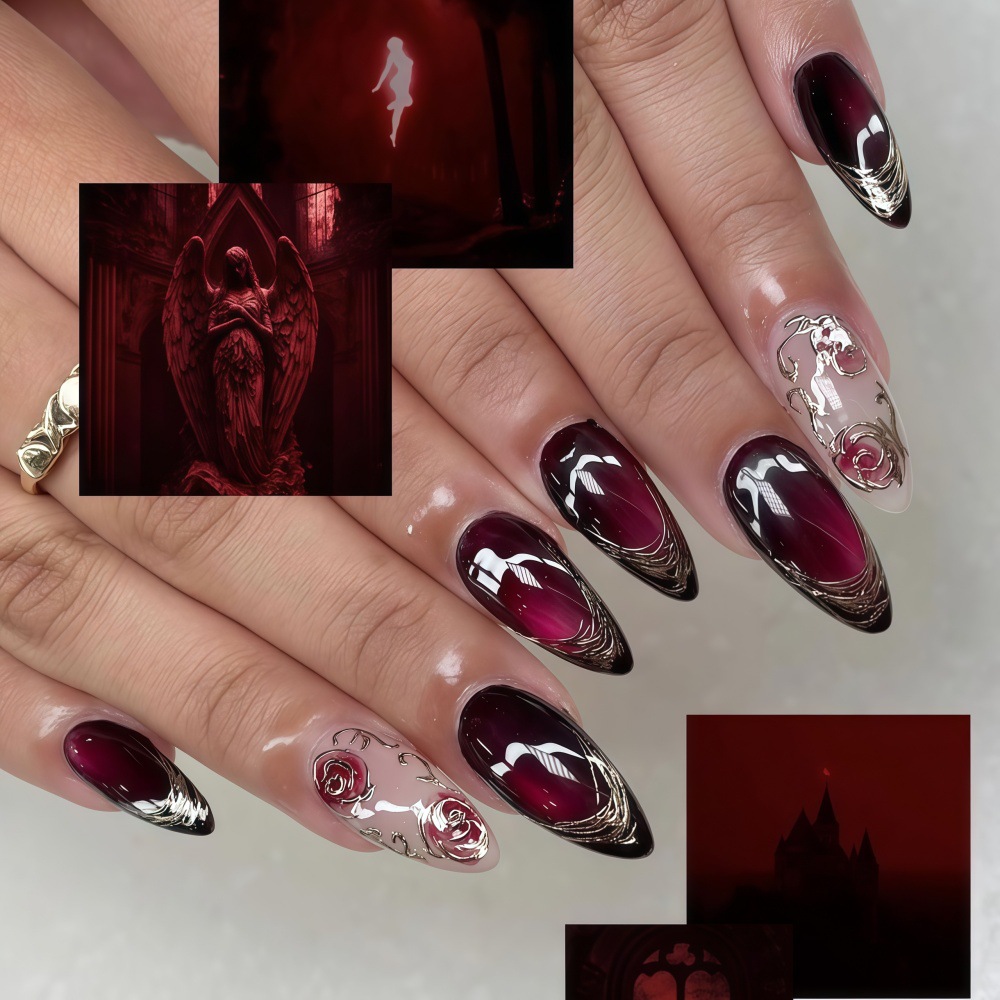 3D fake nails for women girls  - 3D Printing Nails ulasan dan harga