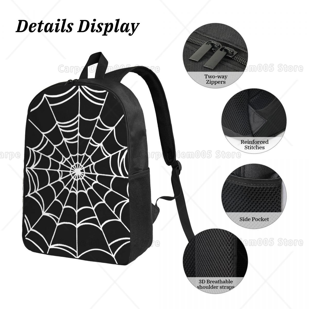 Black Web Spider Prints Backpa - 3D Printing Pen For Kids ulasan dan harga