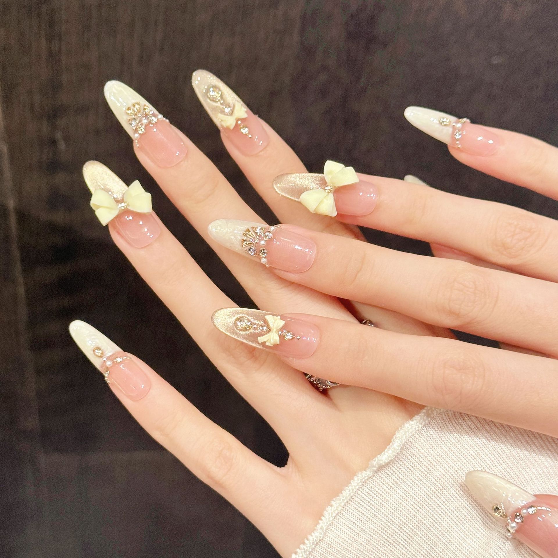 10pcs Handmade Press On Nails  - 3D Printing Nails ulasan dan harga