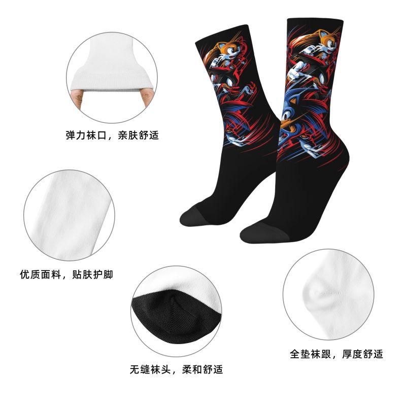 Custom Fashion Soniced Socks W - 3D Printing Game ulasan dan harga