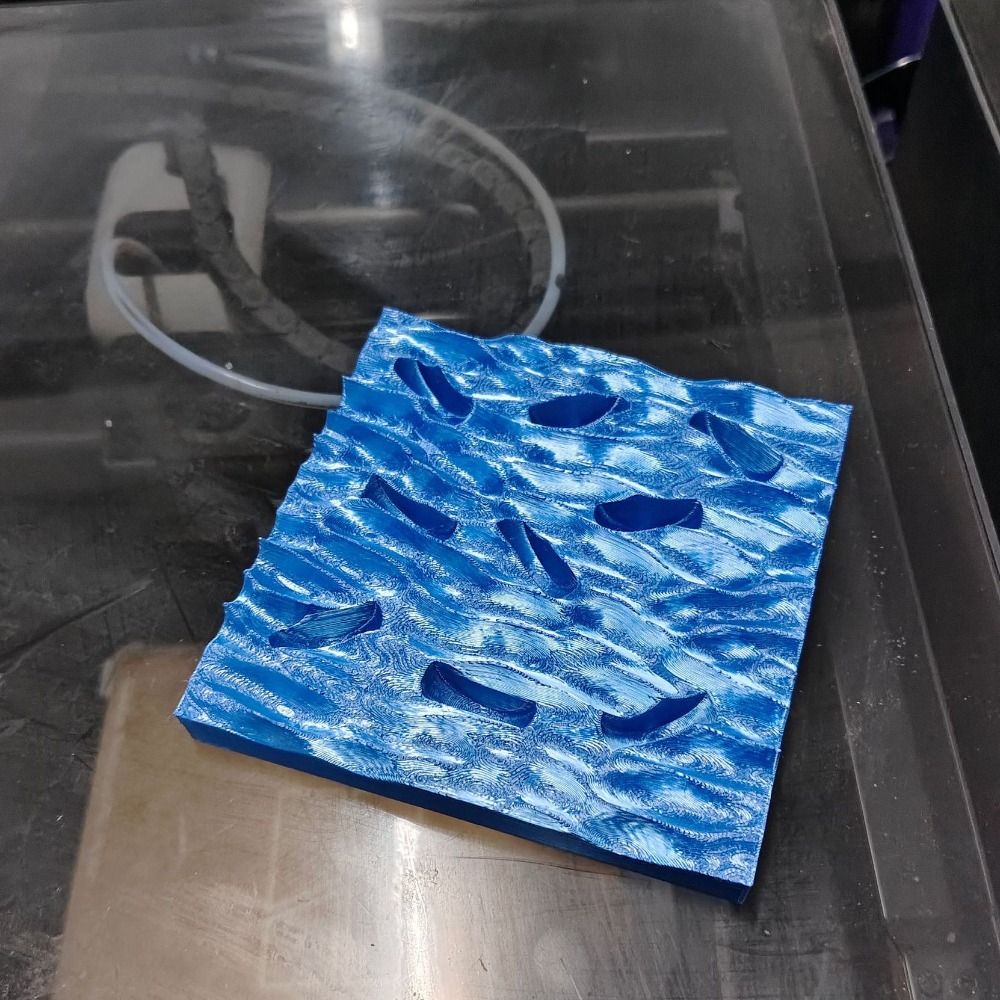 Minimalist Sea Wave Ring Displ - 3D Printing Ring Holder ulasan dan harga
