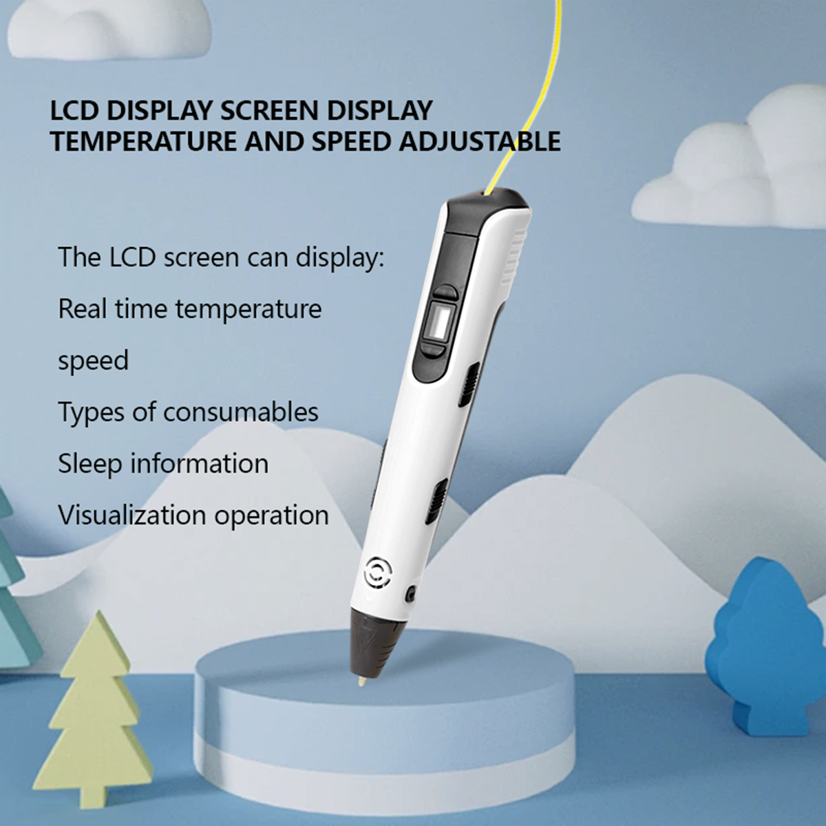 Upgraded 3D Printing Pen 9 Met - 3D Printing Pen For Kids ulasan dan harga