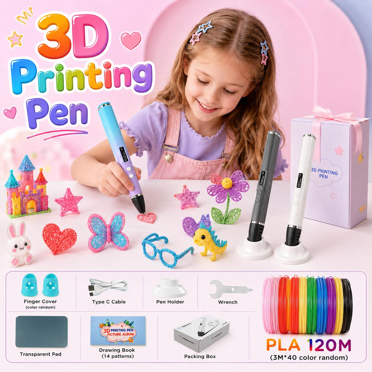 3D Printing Pen Kids with Type - 3D Printing Pen For Kids ulasan dan harga