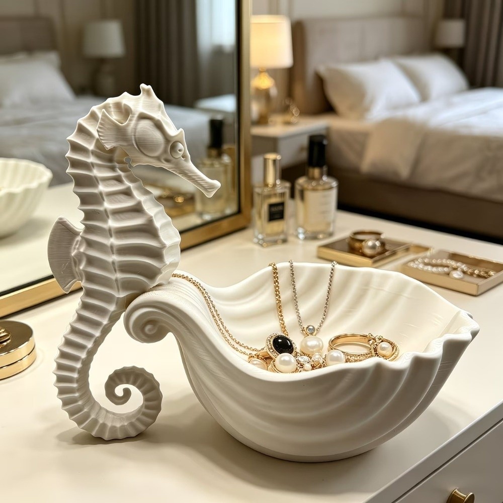3D Printed Seahorse-Shaped Sto - 3D Printing Ring Holder ulasan dan harga