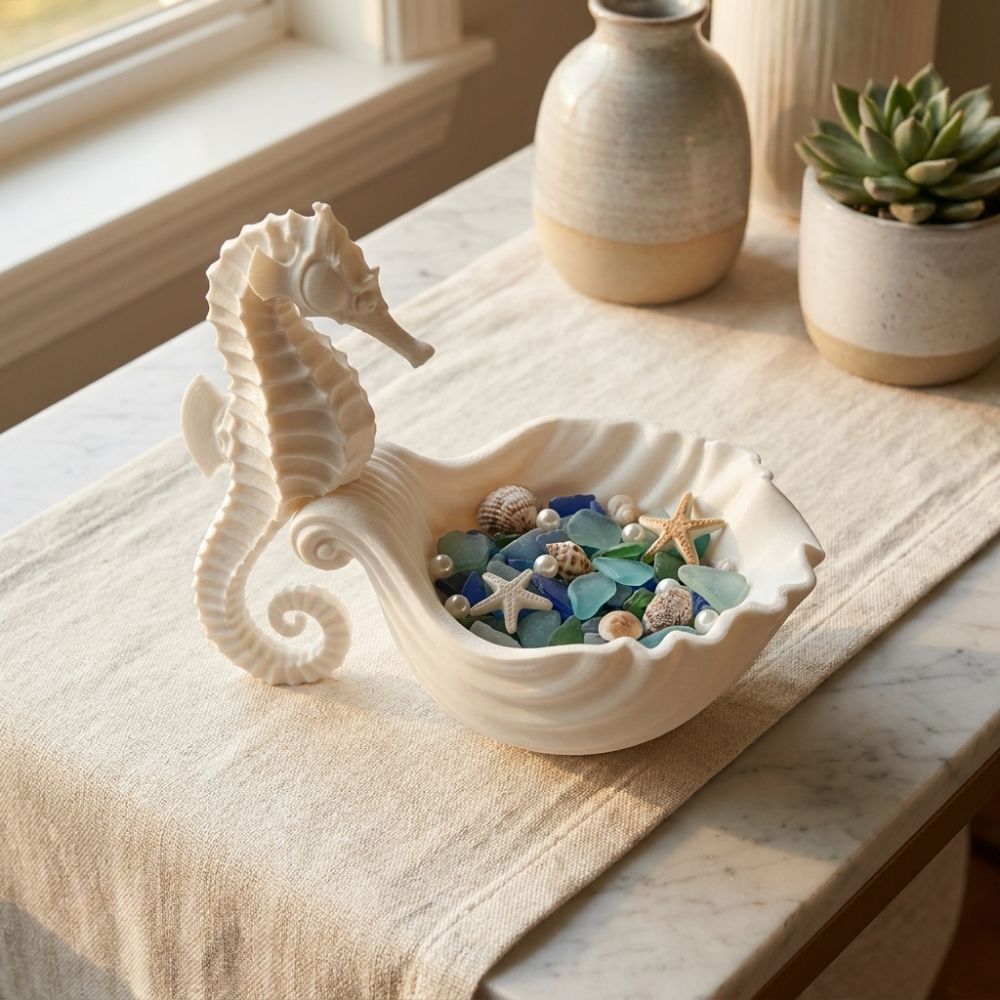 3D Printed Seahorse-Shaped Sto - 3D Printing Ring Holder ulasan dan harga