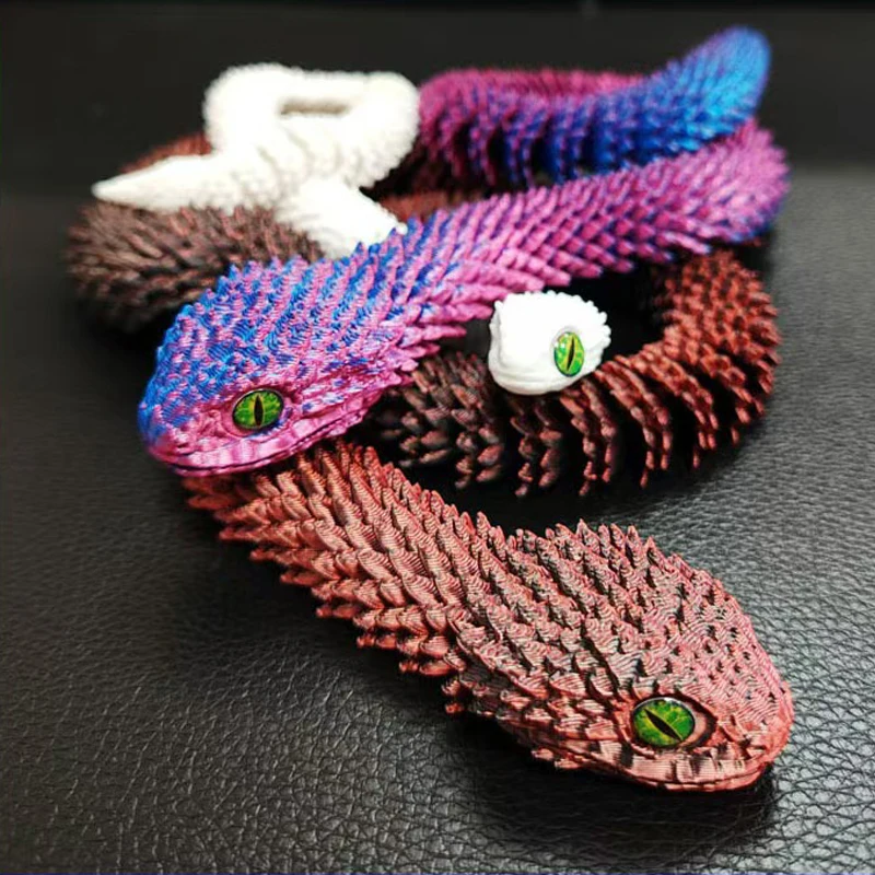 3D Printed Snake Movable Joint - 3D Printing Figure ulasan dan harga