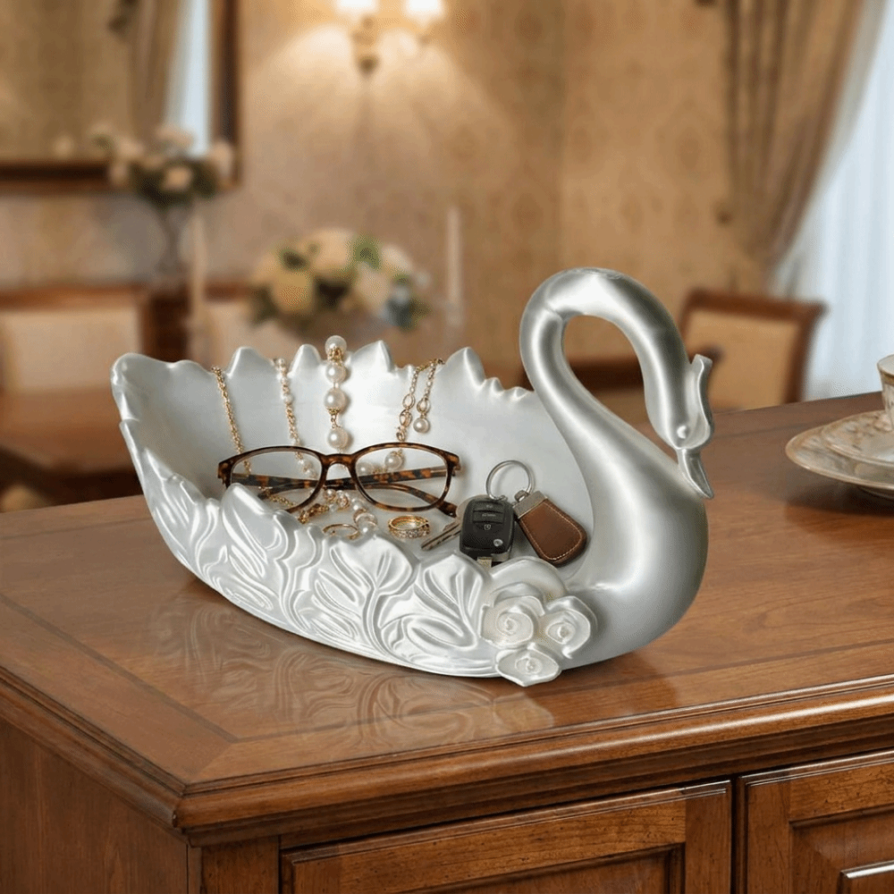 3D Printed Swan Shaped Jewelry - 3D Printing Ring Holder ulasan dan harga