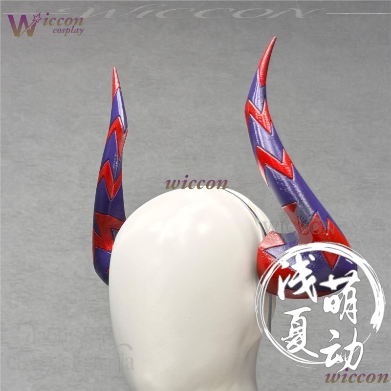 3D Printed PLA Demon Horn Head - 3D Printing Game ulasan dan harga
