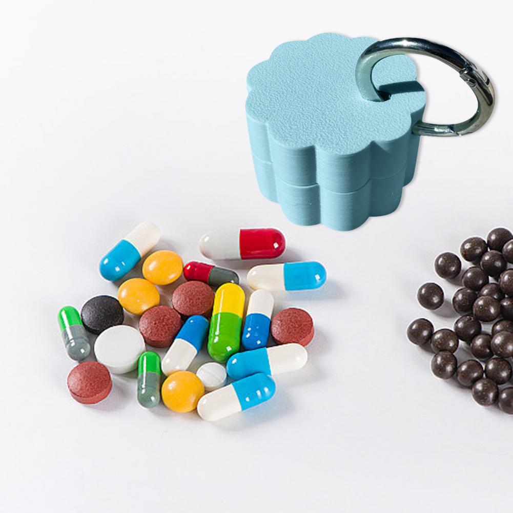 Keychain Pill Box Waterproof C - 3D Printing Ring Holder ulasan dan harga
