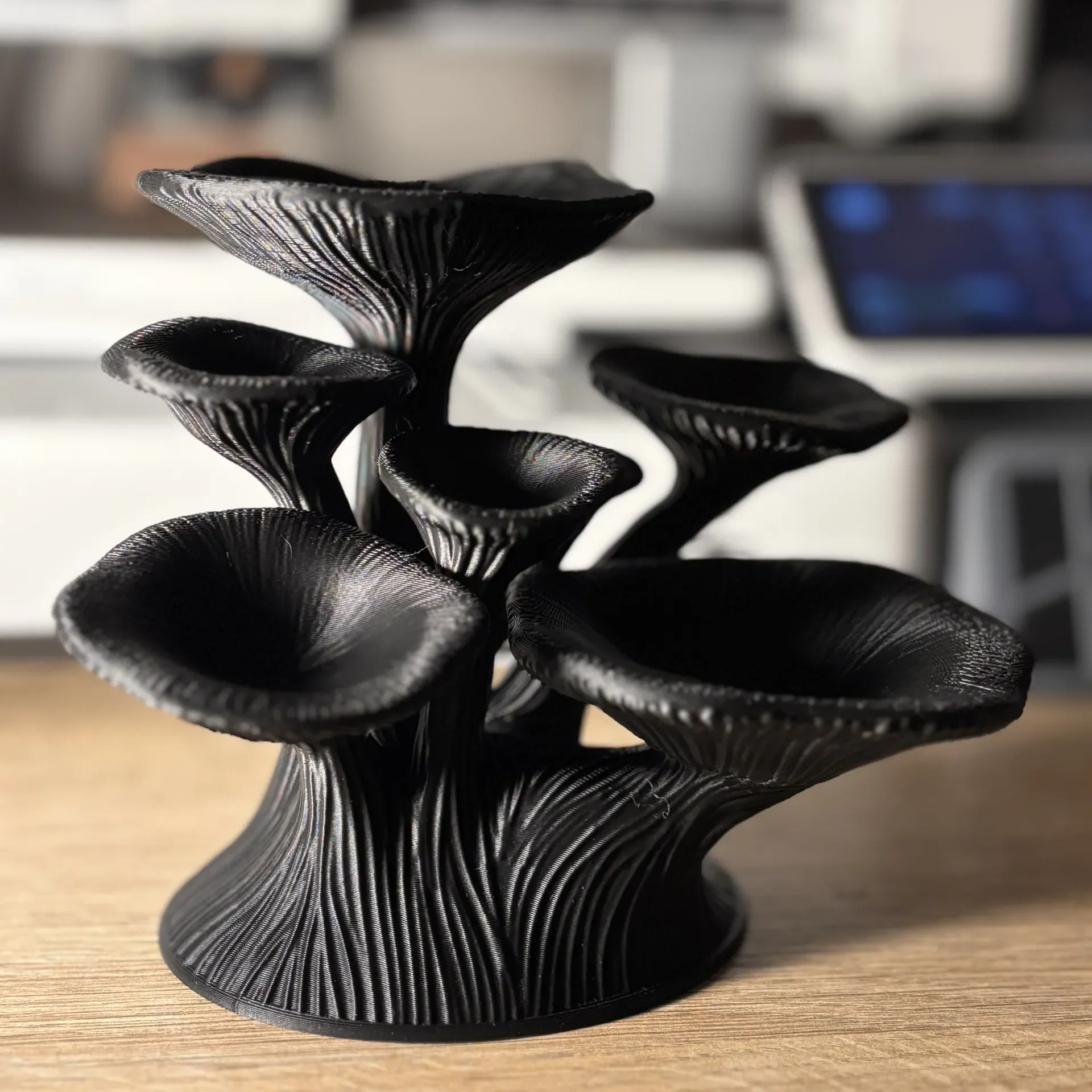 3D Printed Mushroom Shape Shel - 3D Printing Ring Holder ulasan dan harga