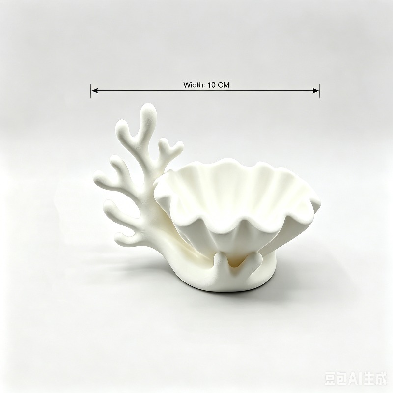 3D Printed Coral Seashell Trin - 3D Printing Ring Holder ulasan dan harga