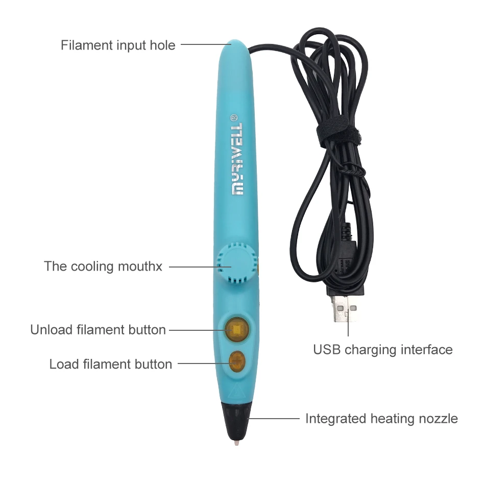 Myriwell Newest RP-200A 3D Pri - 3D Printing Pen For Kids ulasan dan harga