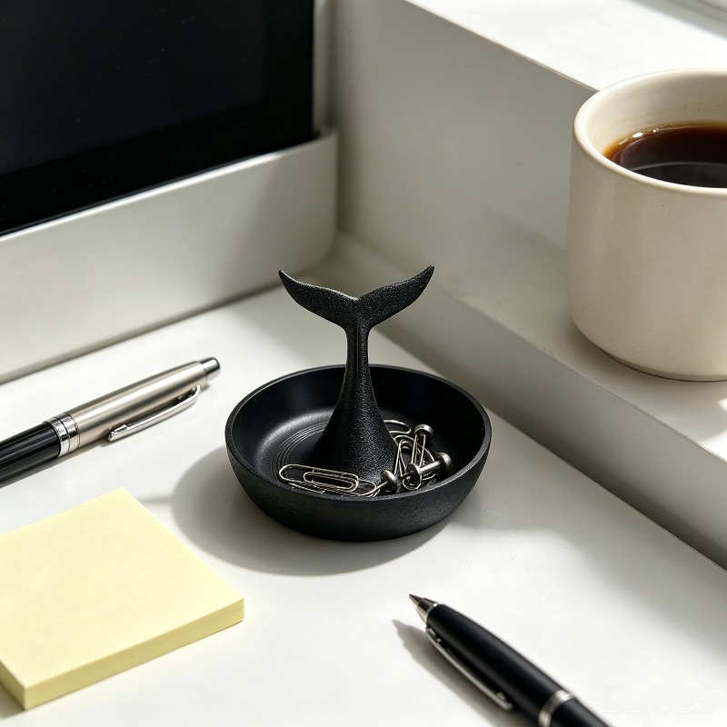 3D Printed Whale Tail Jewelry  - 3D Printing Ring Holder ulasan dan harga