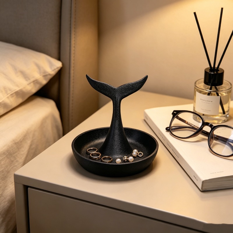 3D Printed Whale Tail Jewelry  - 3D Printing Ring Holder ulasan dan harga