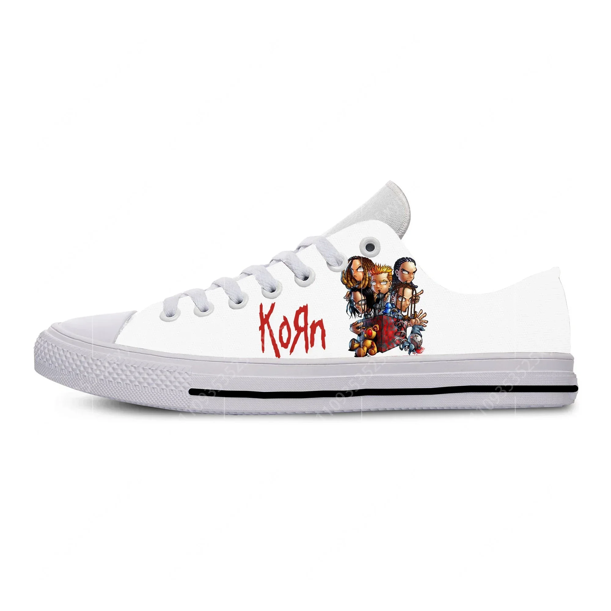 Korn Rock Band Low Top Sneaker - 3D Printing Rock ulasan dan harga