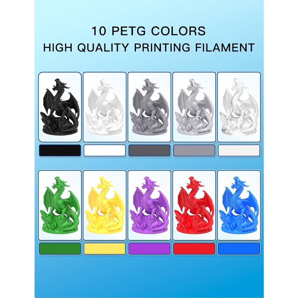 PETG 3d Printer Filament 1.75m - Petg Filament ulasan dan harga